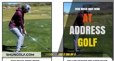 Mastering the Perfect Knee Bend for a Powerful Golf Address