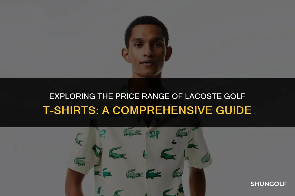 how much lacoste golf t shirt