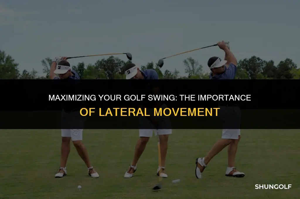 how much lateral movement in golf swing