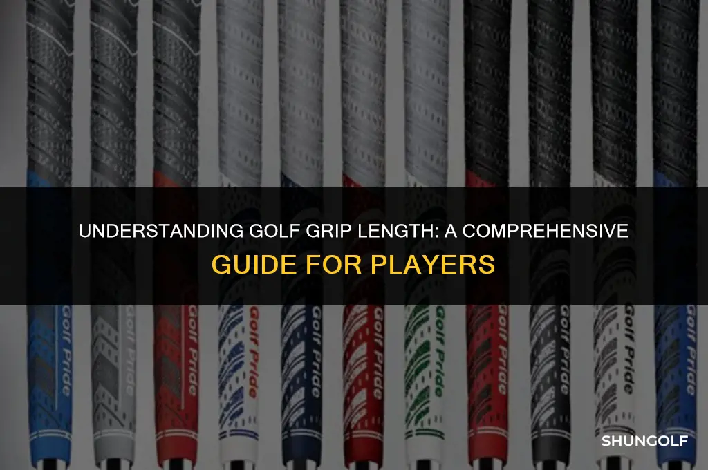 how much length does the golf grip add