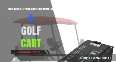 Calculating LiFePO4 Battery Requirements for Your Golf Cart: A Guide