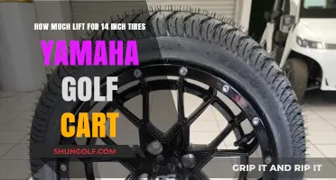 Optimal Lift Kit for 14-Inch Tires on Yamaha Golf Carts