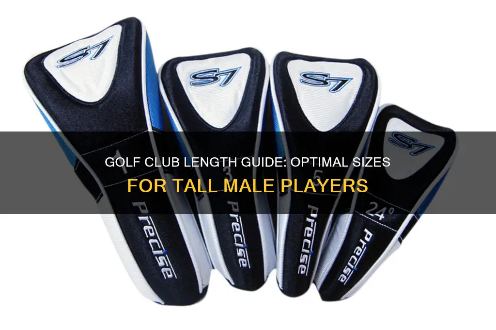 how much longer are golf clubs for tall men