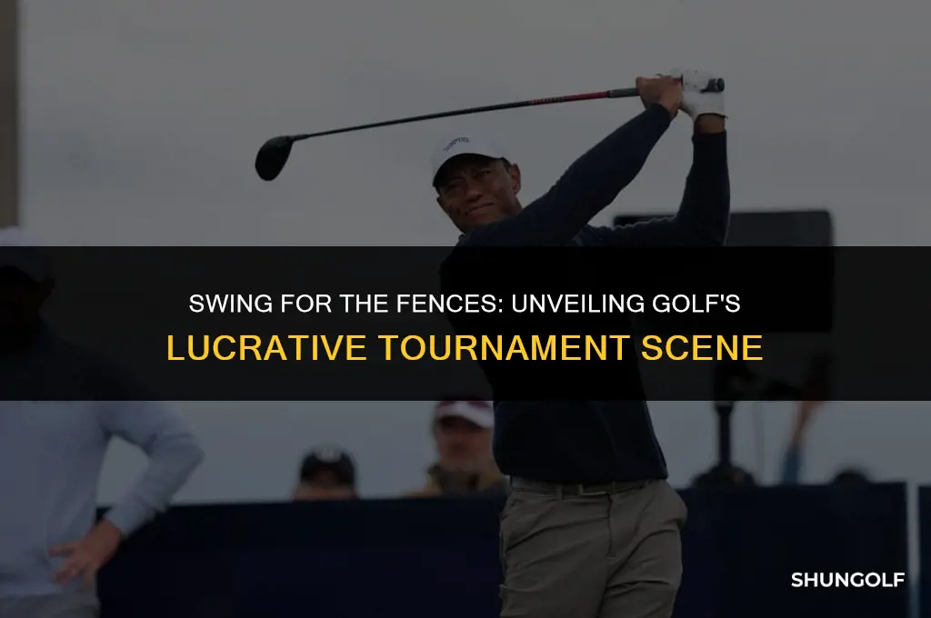 how much made on golf torneys