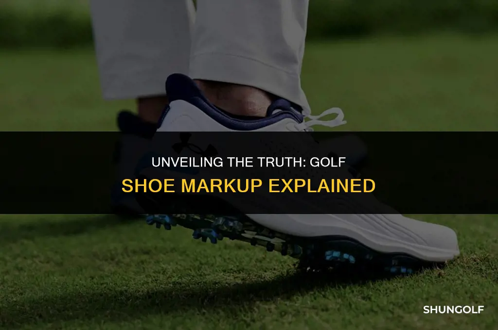 how much markup on golf shoes