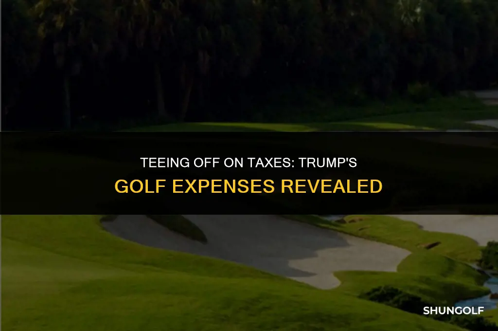 how much moiney has trump spent on golf