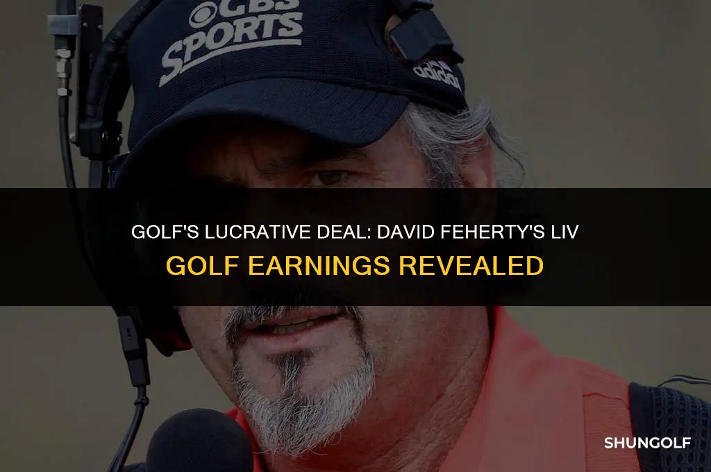 how much money did david feherty get from liv golf