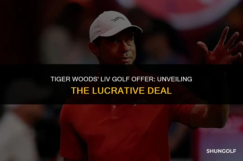 how much money did liv golf offer tiger