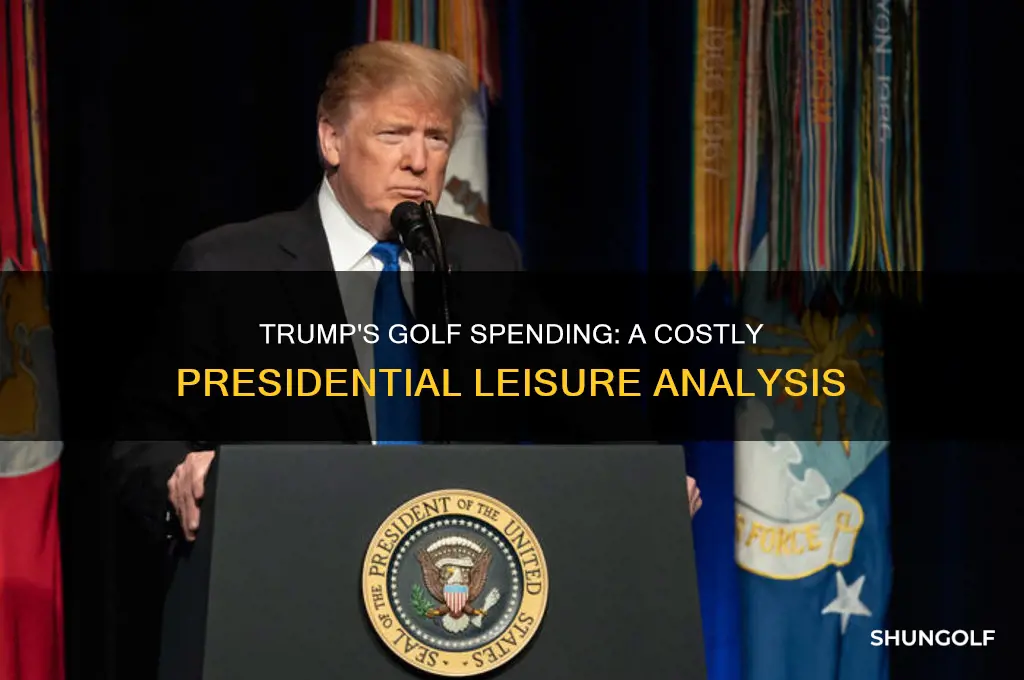how much money did trump spend playing golf