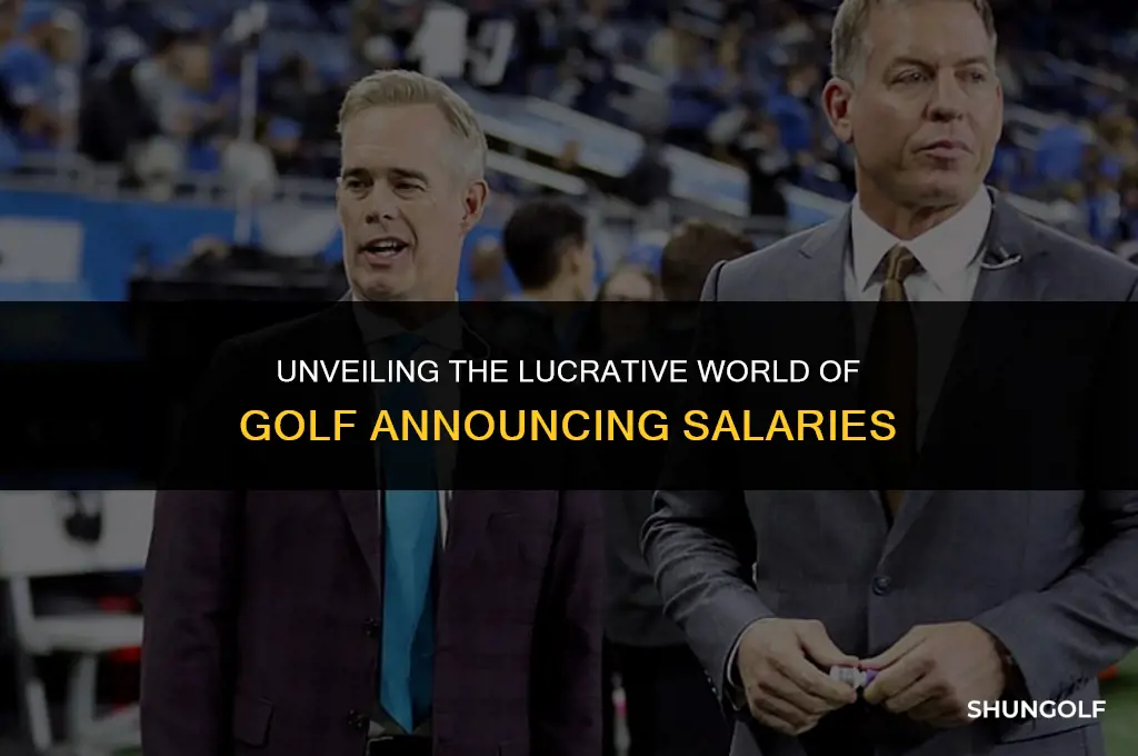 how much money do golf announcers make