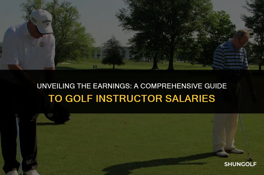 how much money do golf instructors make