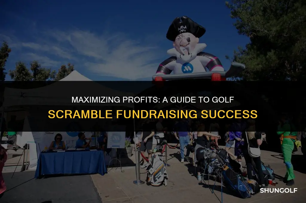 how much money does a golf scramble make