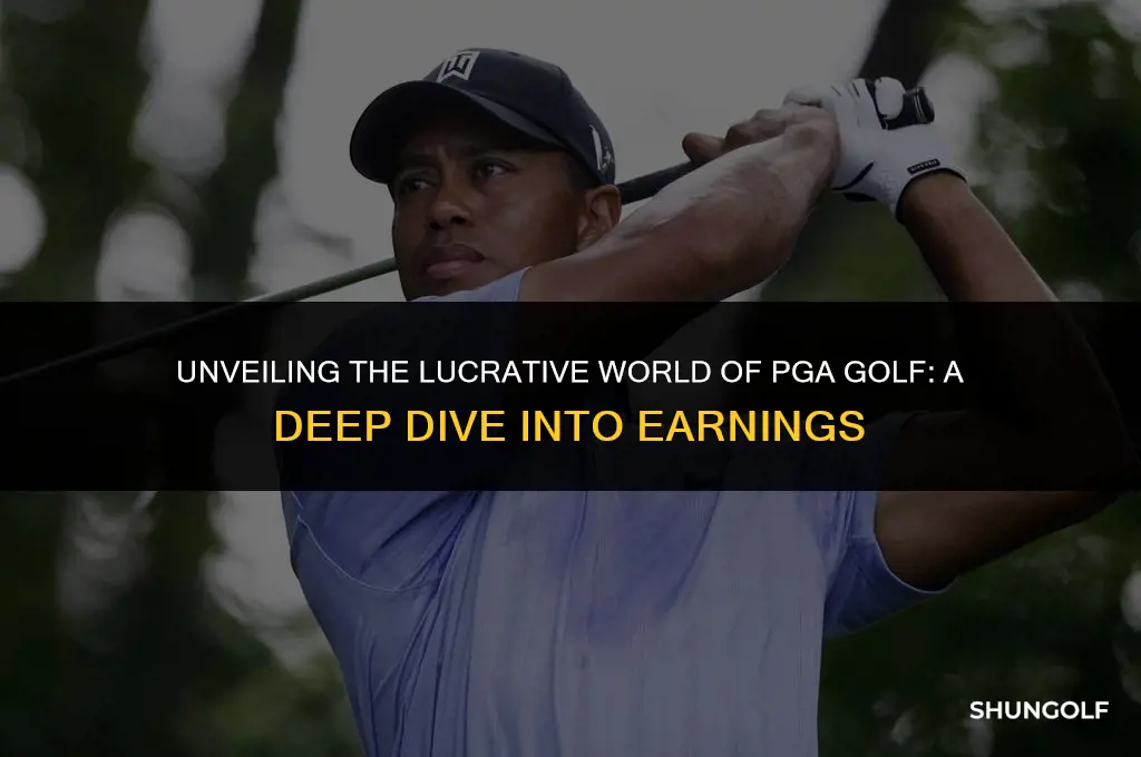 how much money does a pga golfer make