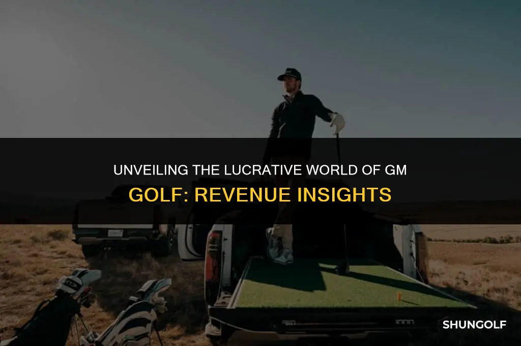 how much money does gm golf make