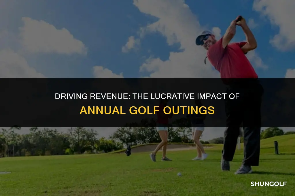 how much money does the annual golf outing bring in