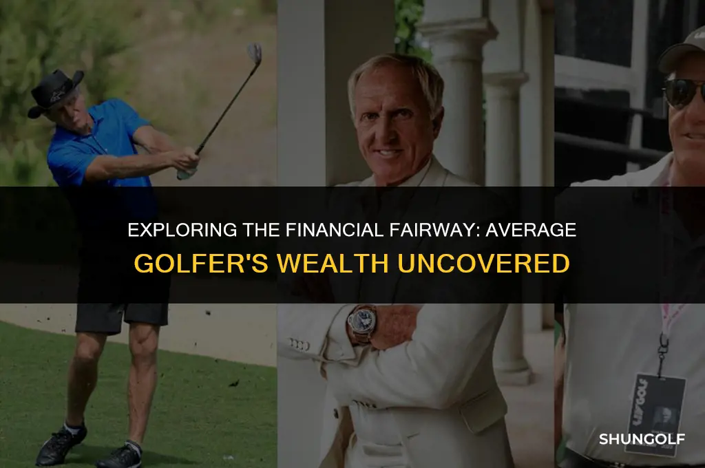 how much money does the average golfer have