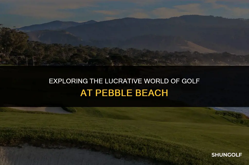 how much money does the golf make at pebble beach