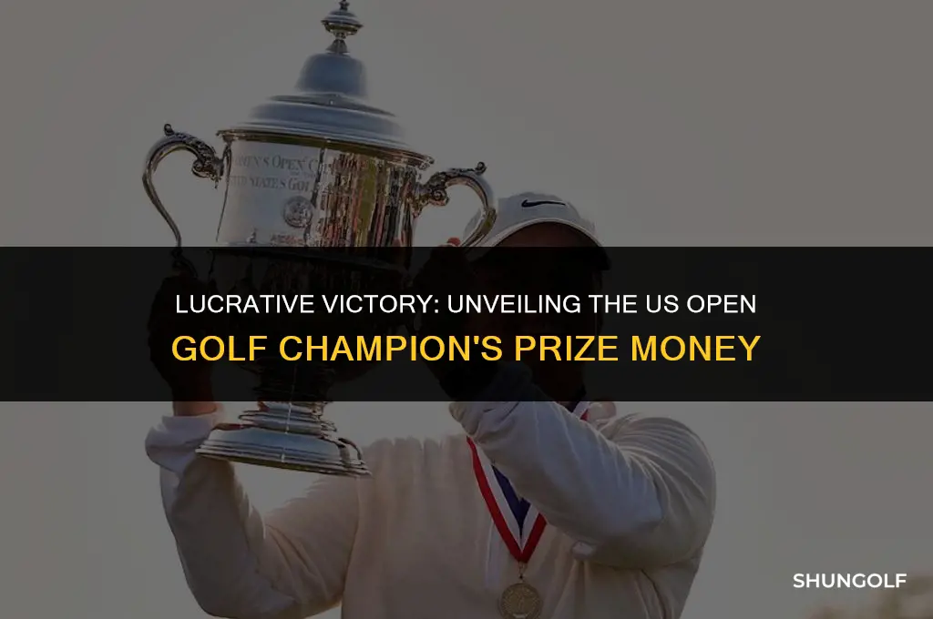 how much money does the us open golf champion win