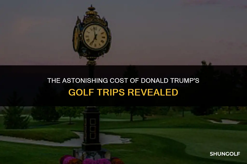 how much money donald on golf trips cost
