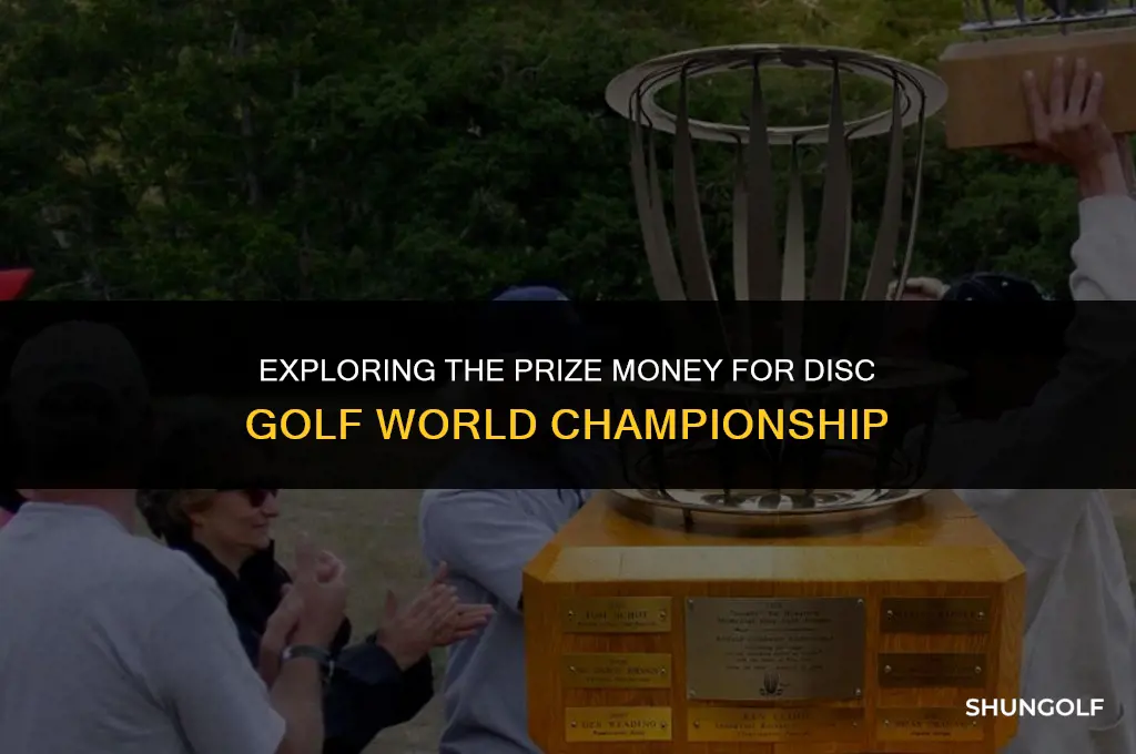 how much money for disc golf world championship