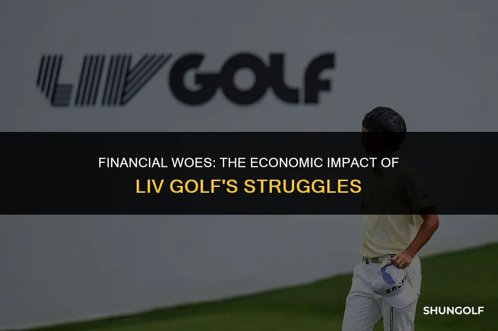 how much money has liv golf lost