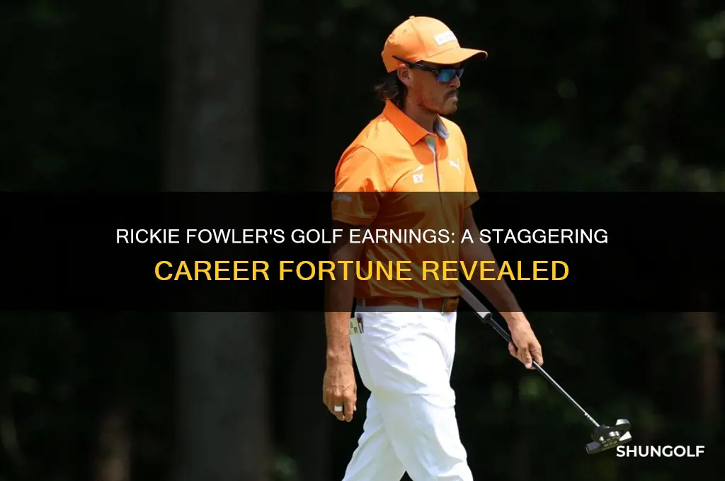 how much money has rickie fowler made playing golf