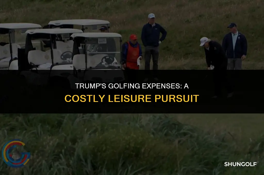 how much money has trump spent golfing net