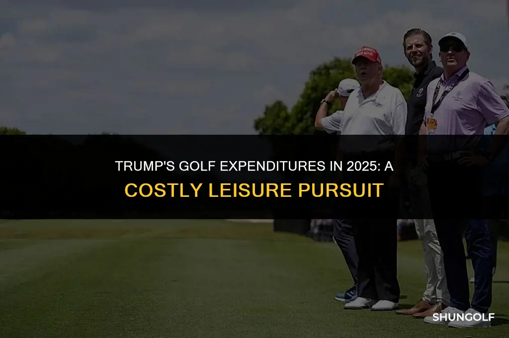 how much money has trump spent on golf in 2025