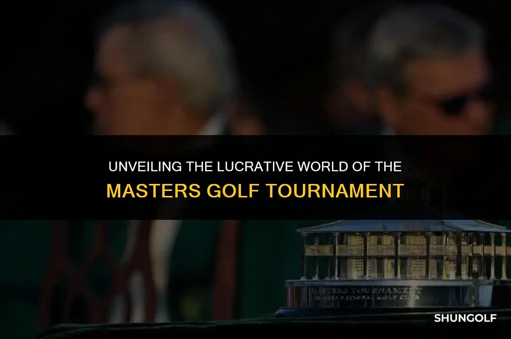 how much money masters golf