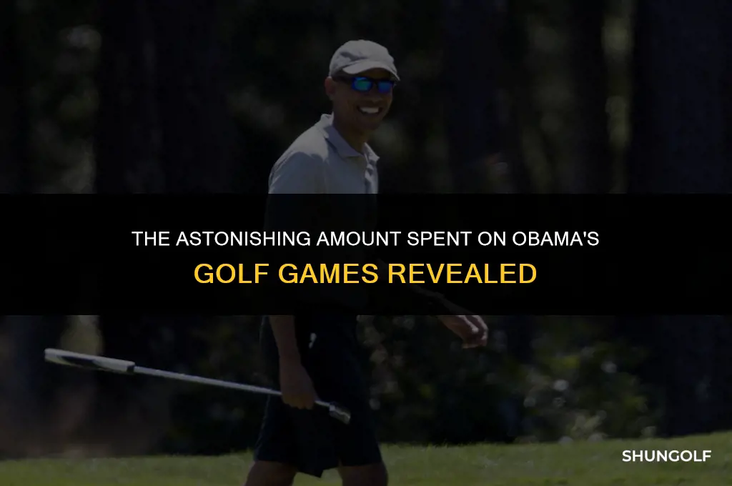 how much money was sprnt on obamas golf