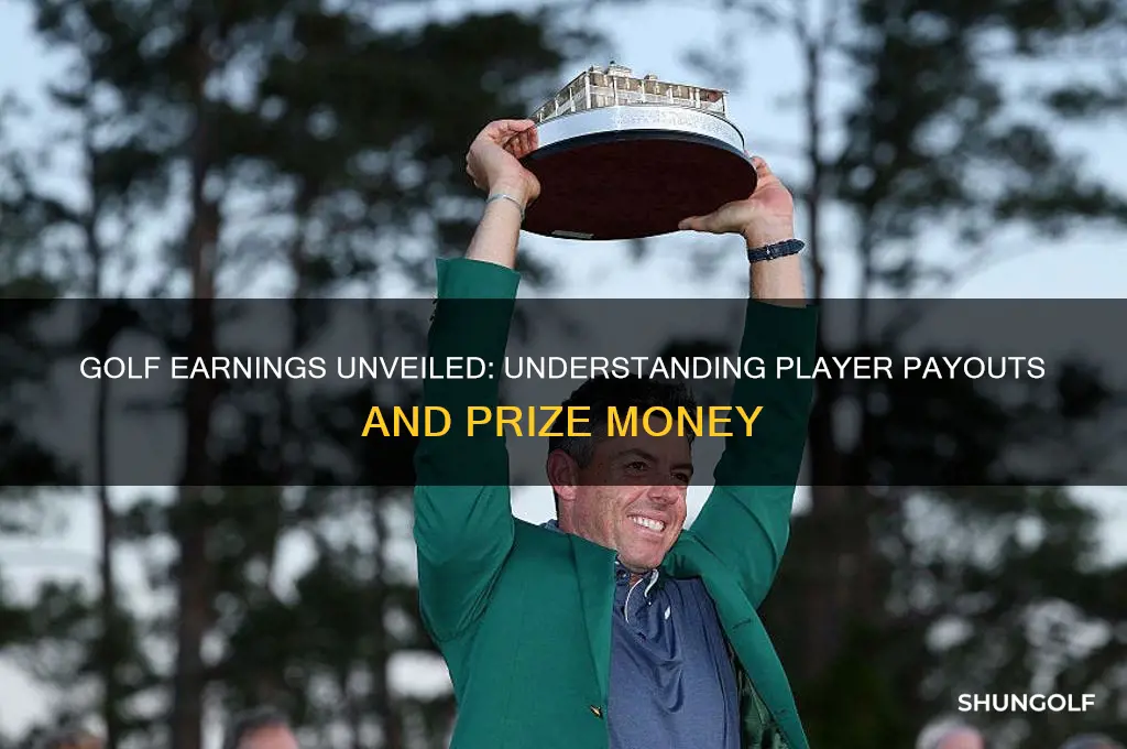 how much money will a player get in golf