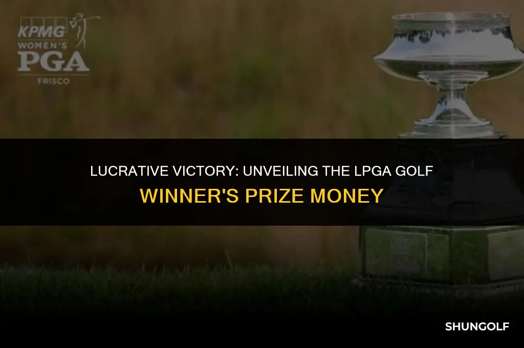 how much money will the lpga golf winner receive