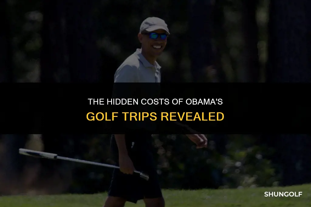 how much obama golf trips cost