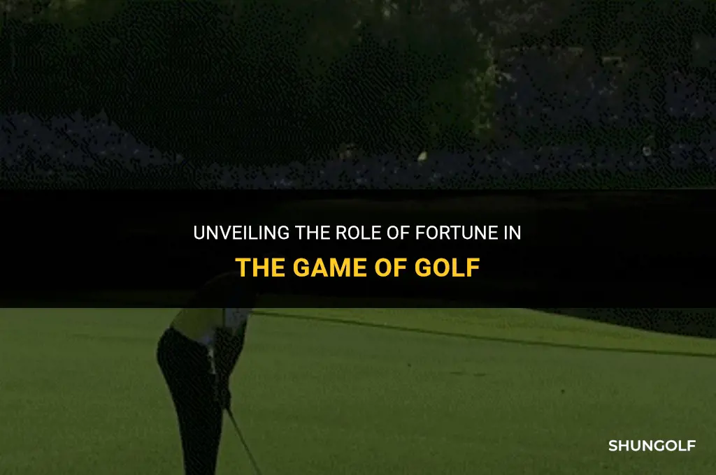 how much of golf is luck