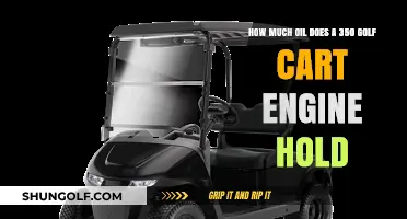 Golf Cart Maintenance: Oil Capacity for 350 Engine Models