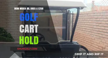 EZGO Golf Cart Oil Capacity: How Much Oil Does It Hold?