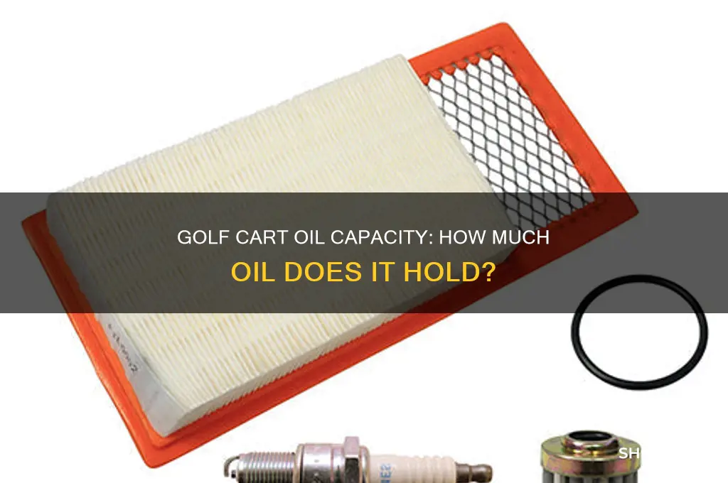 how much oil does a golf cart hold