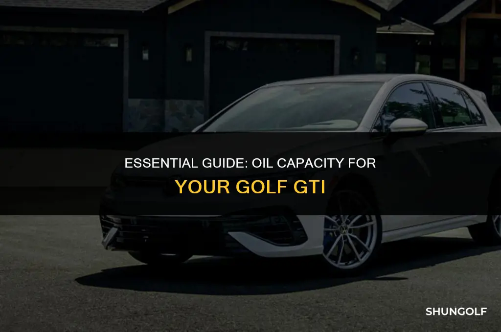 how much oil does a golf gti take
