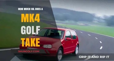 Essential Guide: Oil Capacity for Volkswagen Mk4 Golf Models
