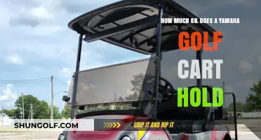 Yamaha Golf Cart Oil Capacity: How Much Oil Does It Hold?