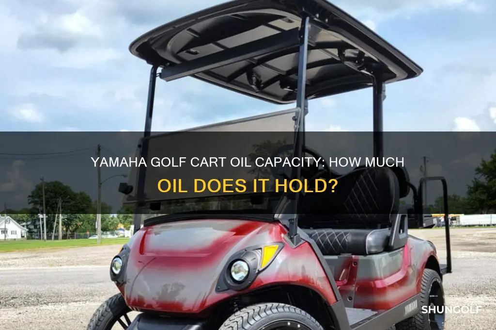 how much oil does a yamaha golf cart hold
