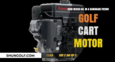 Kawasaki FE290 Golf Cart Motor: Optimal Oil Capacity Guide