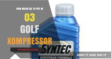 Optimal Oil Levels for Your 2003 Golf Compressor: A Guide