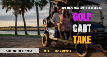 1994 Yamaha Golf Cart Oil Capacity: A Comprehensive Guide