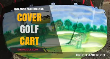 How Much Paint Base Coat Covers a Golf Cart: A Guide