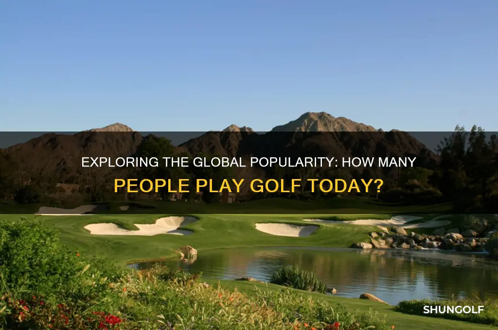 how much people play golf