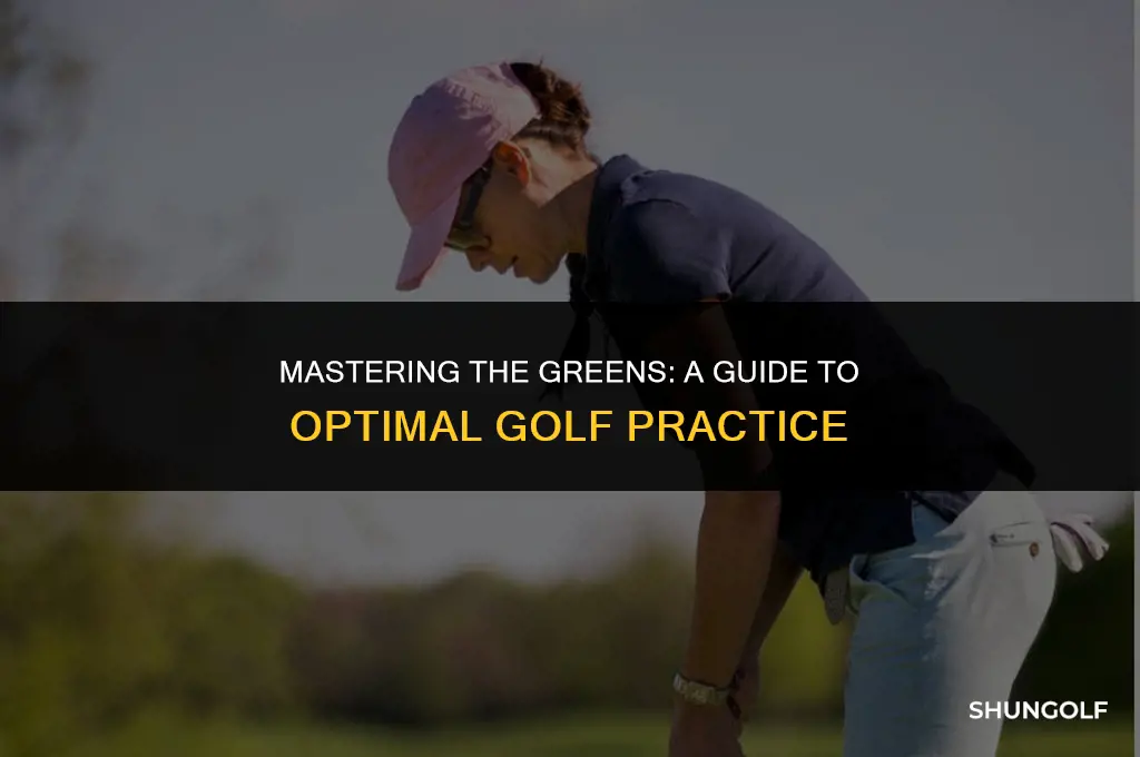 how much practice for golf