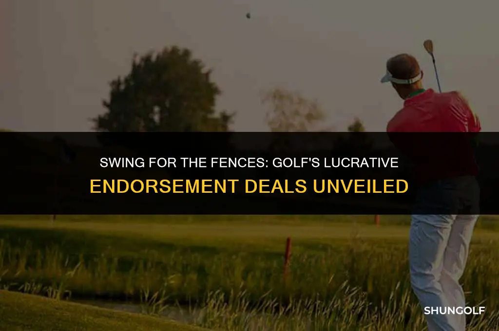 how much profit did golf made from endorsement