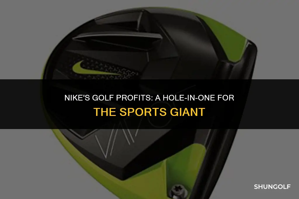 how much profit did nike make form golf