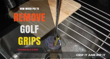 The Ultimate Guide to Removing Golf Grips: PSI Explained